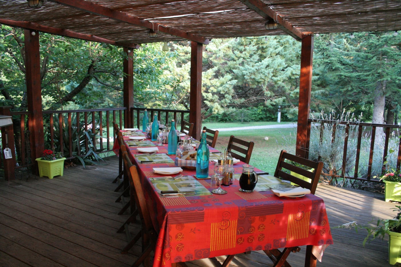 Breakfast at Les Eaux Tranquilles